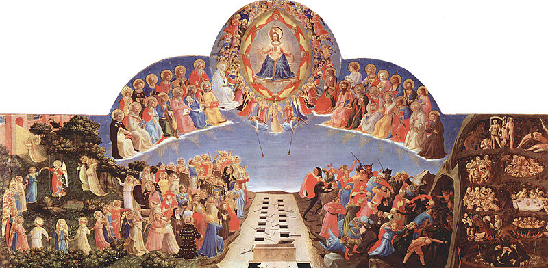 Il Giudizio Universale, cm. 105 x 210, Museo di San Marco, Firenze 